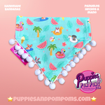 Summer pool party Polka Dot Bandana