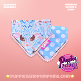 Handmade Mermaids Polka Dot Dog Bandana