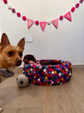 Pom Pom Garland -  Personalised Bunting - Pink