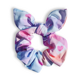 Scrunchie with Bow - Pastel Vichy
