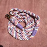 Princess - Pink, Lavender & White Rope Lead