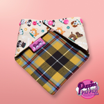 Cornish Tartan Bandana - Doggies - Snap On