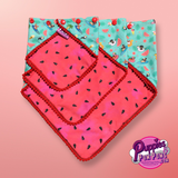 Pom Pom Dog Bandana - Summer Pool Party /Watermelon