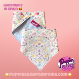 Spring Superstars Dog Bandana - Snap On