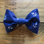 Little Anchors Navy Bow Tie