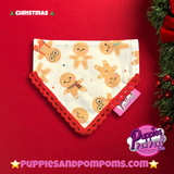 Christmas Gingerbread Men Bandana