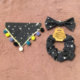 Space Exploration Pom Pom Dog Bandana