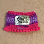 Rainbow Pink Crochet Snood / Buff