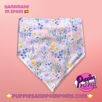 Spring Bunnies Pink Vichy Dog Bandana