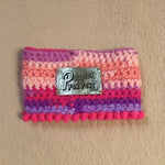 Rainbow Pink Crochet Snood / Buff