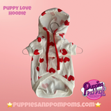 Puppy Love Hoodie - White