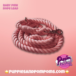 Baby Pink Rope Lead