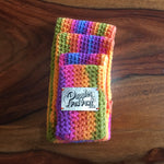 Rainbow Bright Crochet Doggy Snood