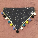 Space Exploration Pom Pom Dog Bandana