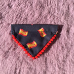 España Lovers Pompoms Dog Bandana