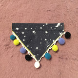 Space Exploration Pom Pom Dog Bandana