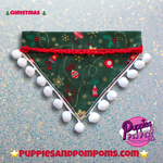 Baubles and Berries Christmas Bandana