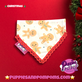 Christmas Gingerbread Men Bandana