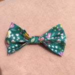 Dog Bow Tie Spring Forest Green