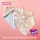 Spring Superstars Dog Bandana - Snap On