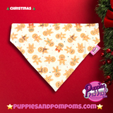 Christmas Gingerbread Men Bandana