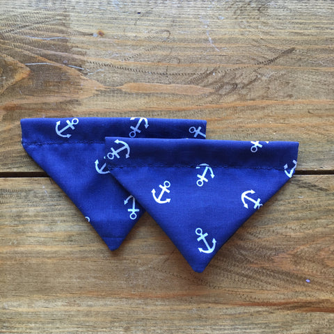 Little Anchors Dog Bandana - Slide On