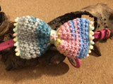 Pretty Pastels Luxe Crochet Bow Tie