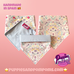 Spring Superstars Dog Bandana - Snap On