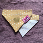 Latte Love Polka Dot Dog Bandana